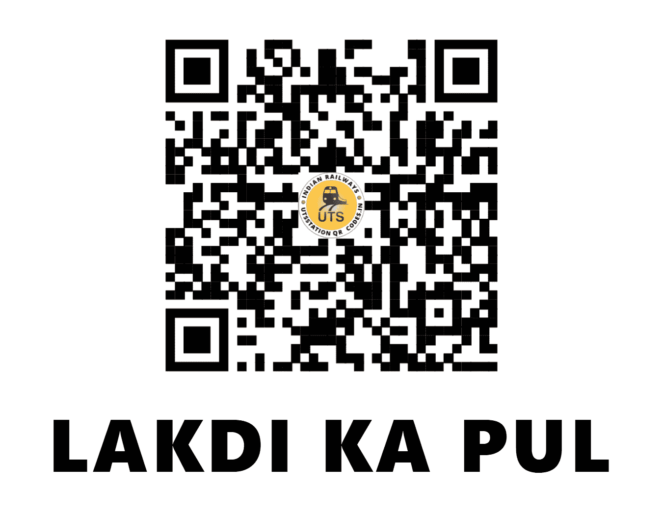 UTS QR Code for LAKDI KA PUL - LKPL (SC - TELANGANA)