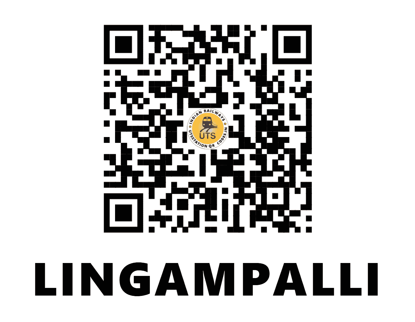 UTS QR Code for LINGAMPALLI - LPI (SC - TELANGANA)