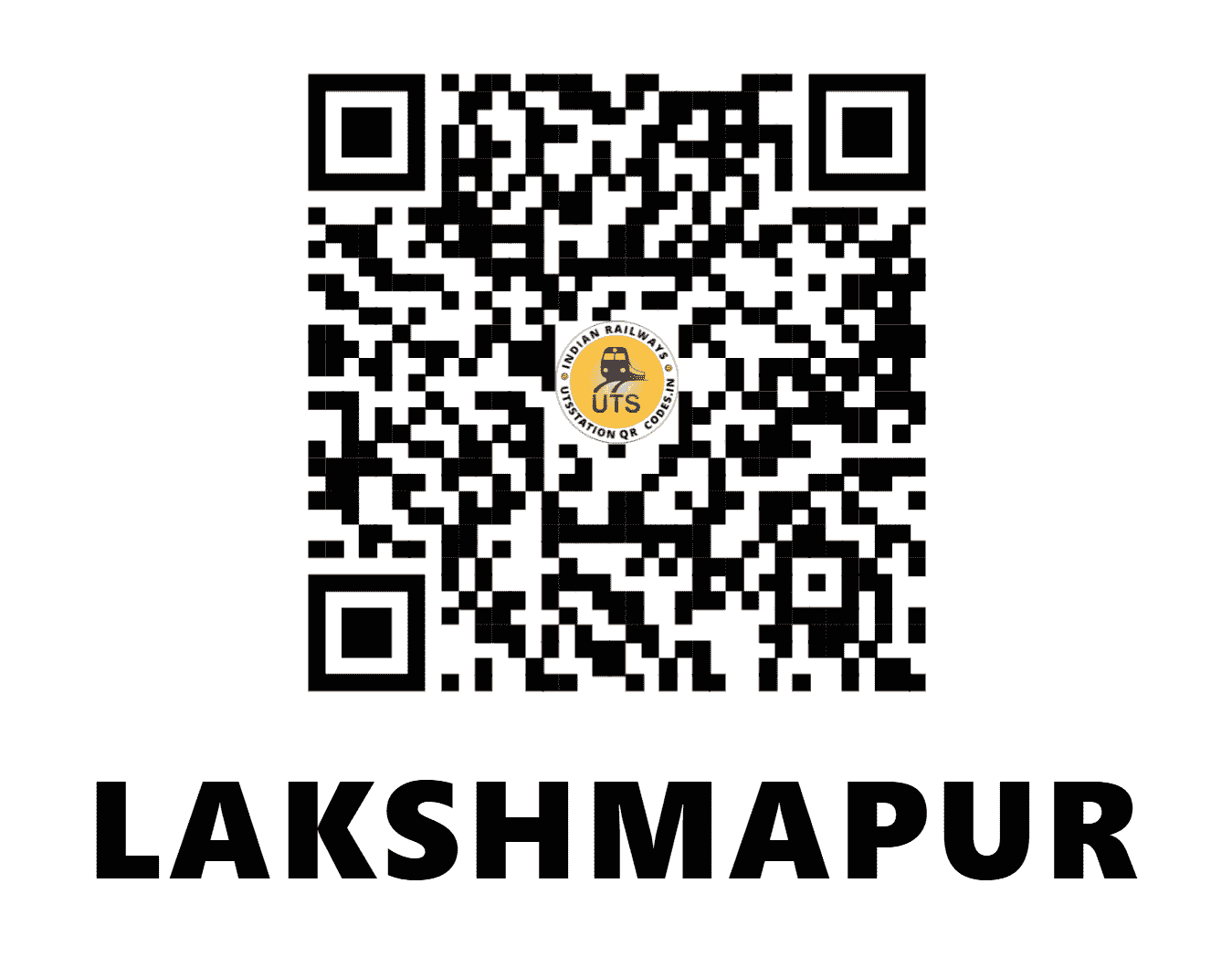 UTS QR Code for LAKSHMAPUR - LSMP (SC - TELANGANA)