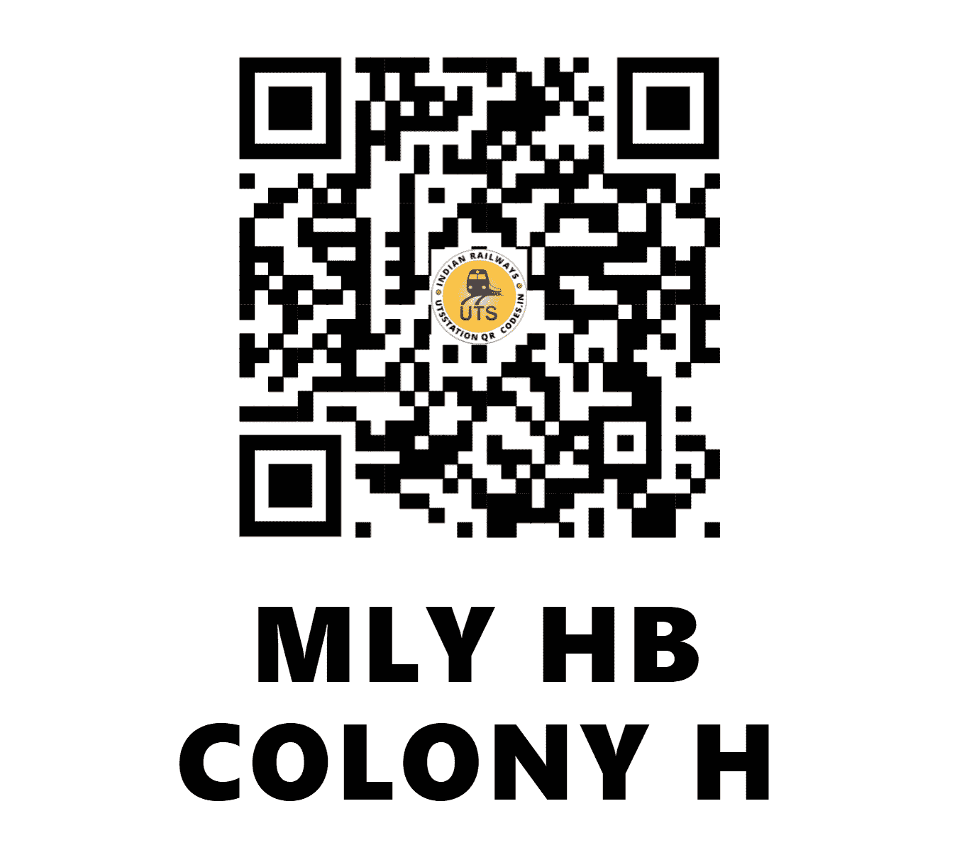UTS QR Code for MLY HB COLONY H - MACH (SC - TELANGANA)