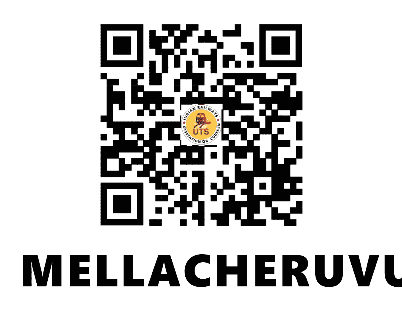 UTS QR Code for MELLACHERUVU - MACU (SC - TELANGANA)