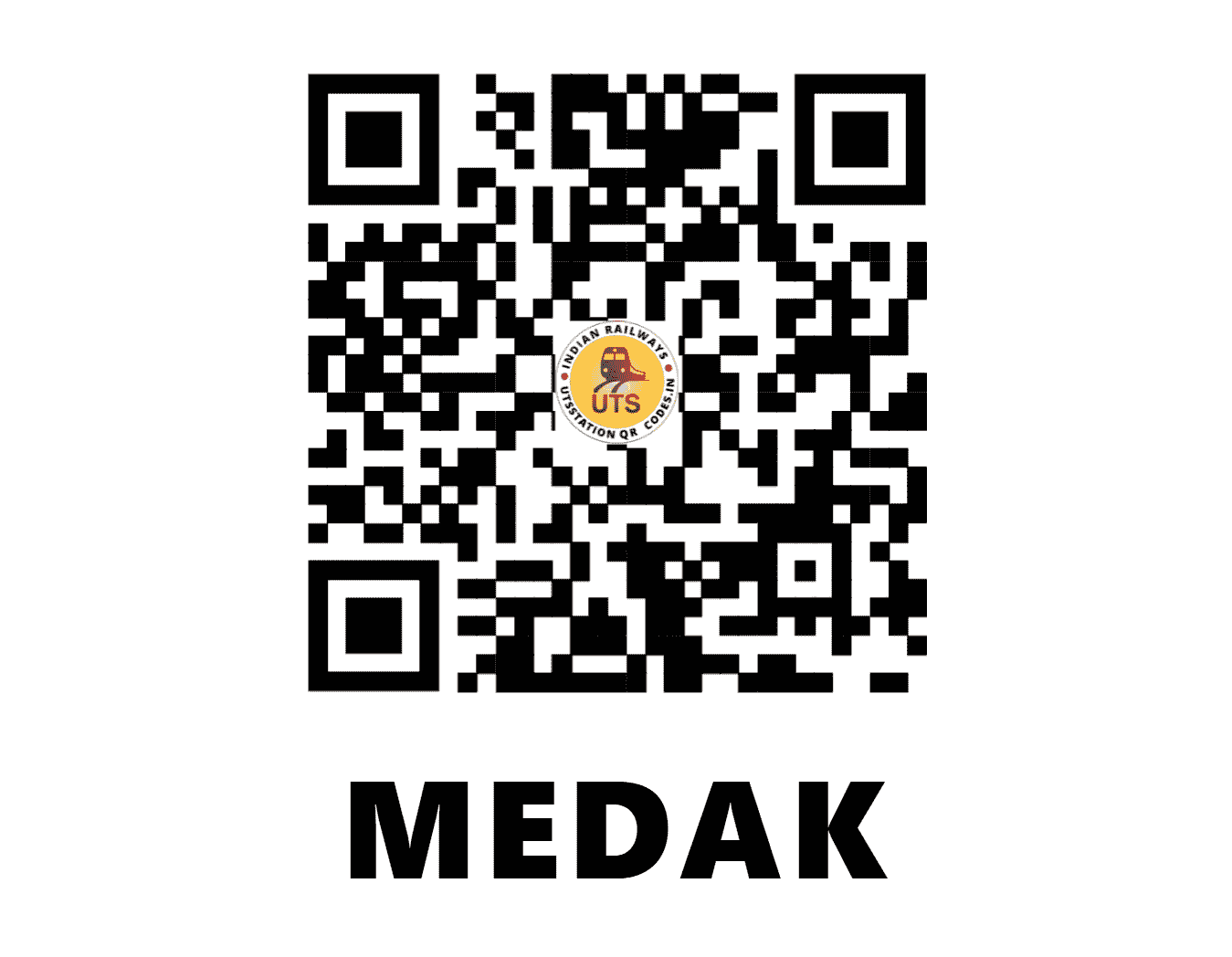 UTS QR Code for MEDAK - MDAK (SC - TELANGANA)