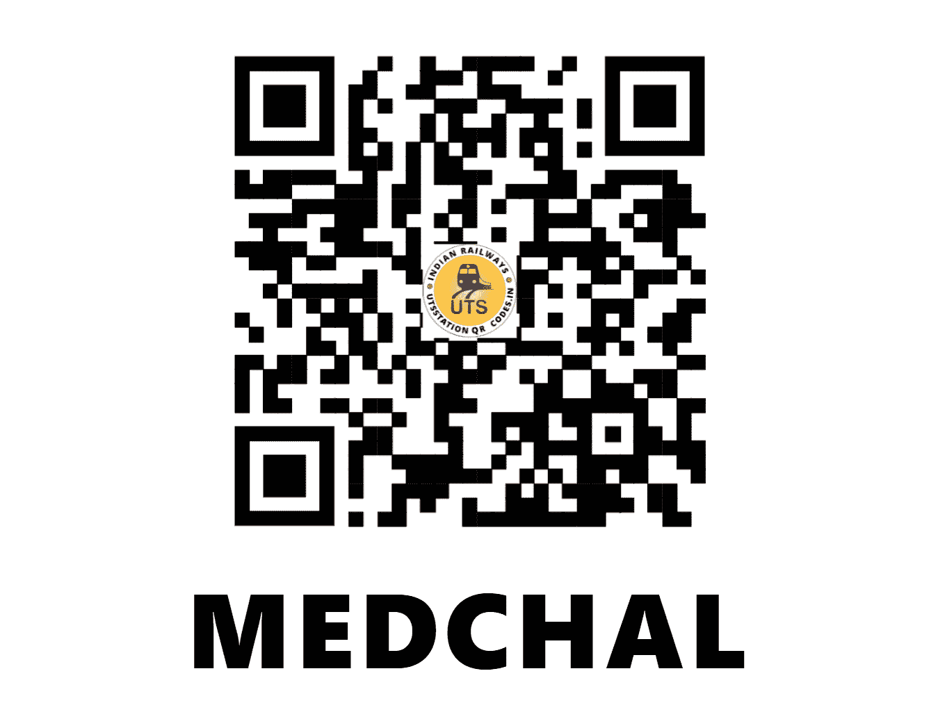 UTS QR Code for MEDCHAL - MED (SC - TELANGANA)