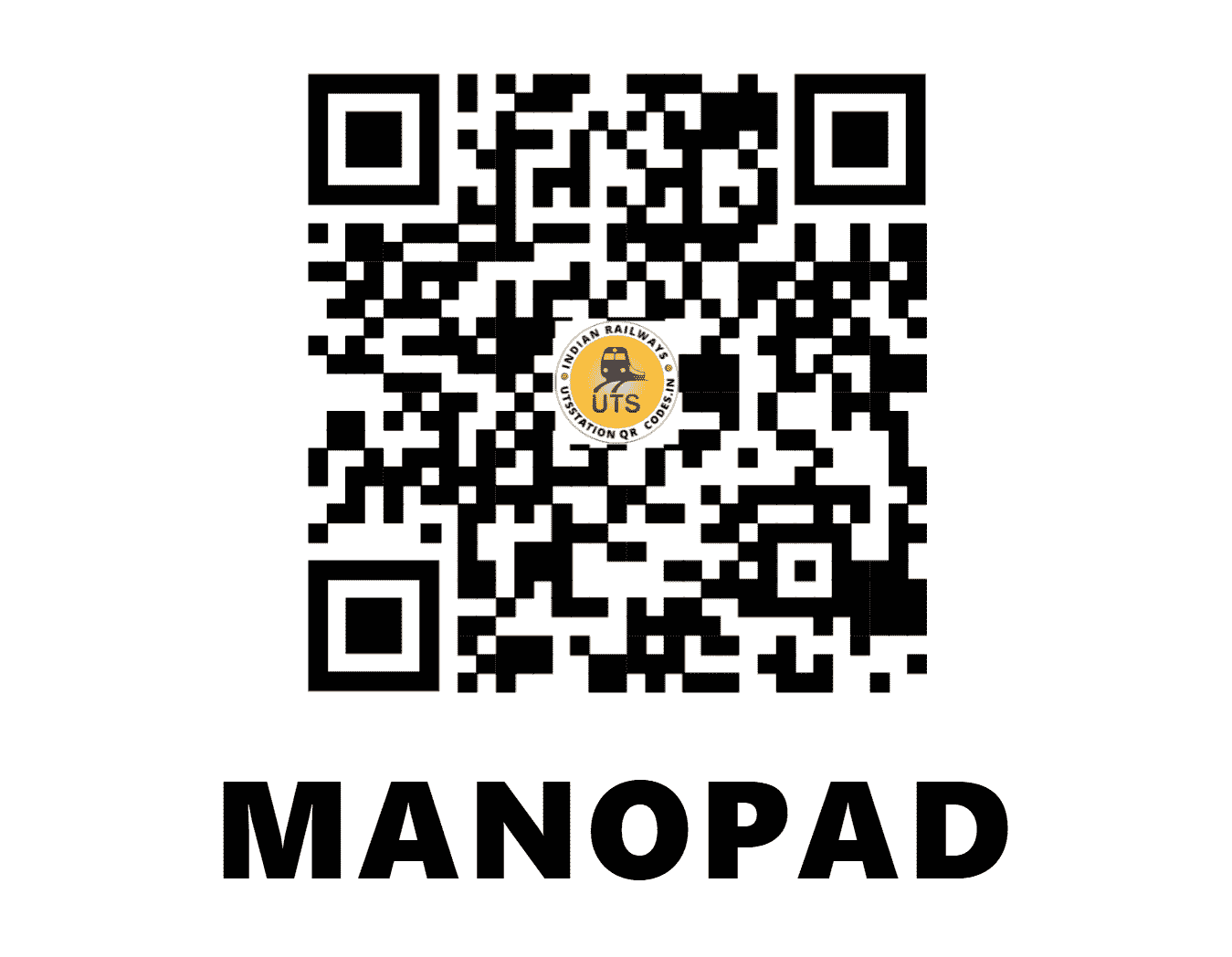 UTS QR Code for MANOPAD - MOA (SC - TELANGANA)