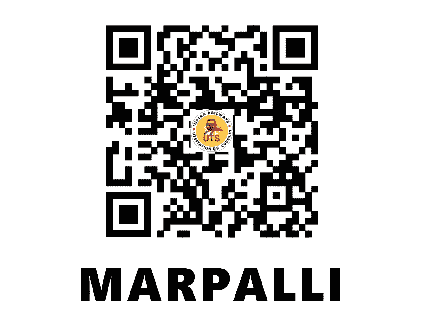 UTS QR Code for MARPALLI - MRF (SC - TELANGANA)