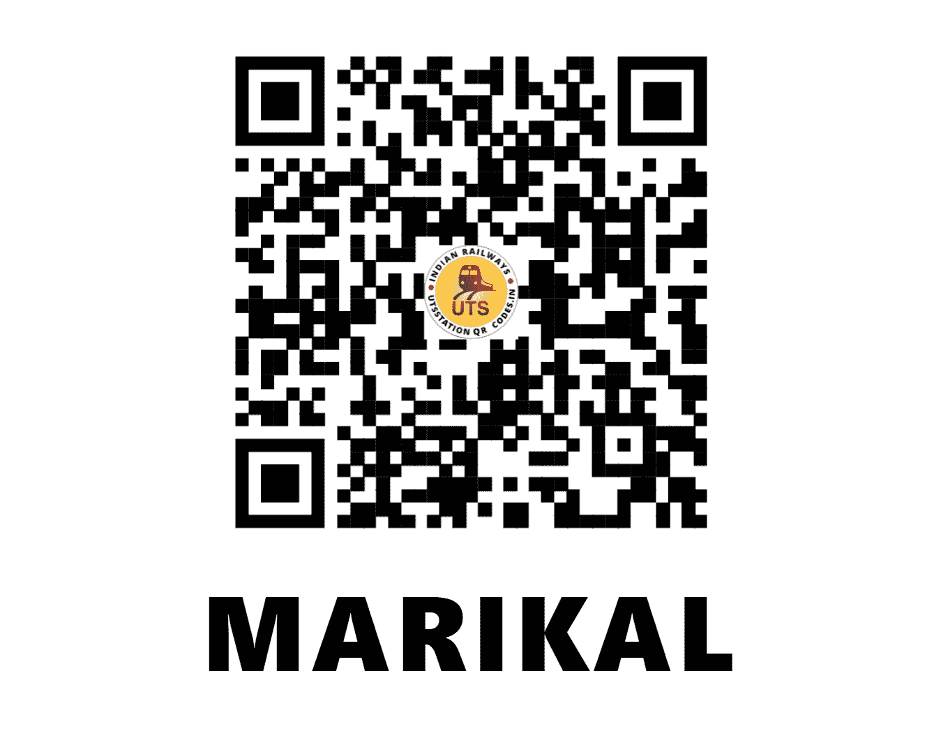 UTS QR Code for MARIKAL - MRKL (SC - TELANGANA)