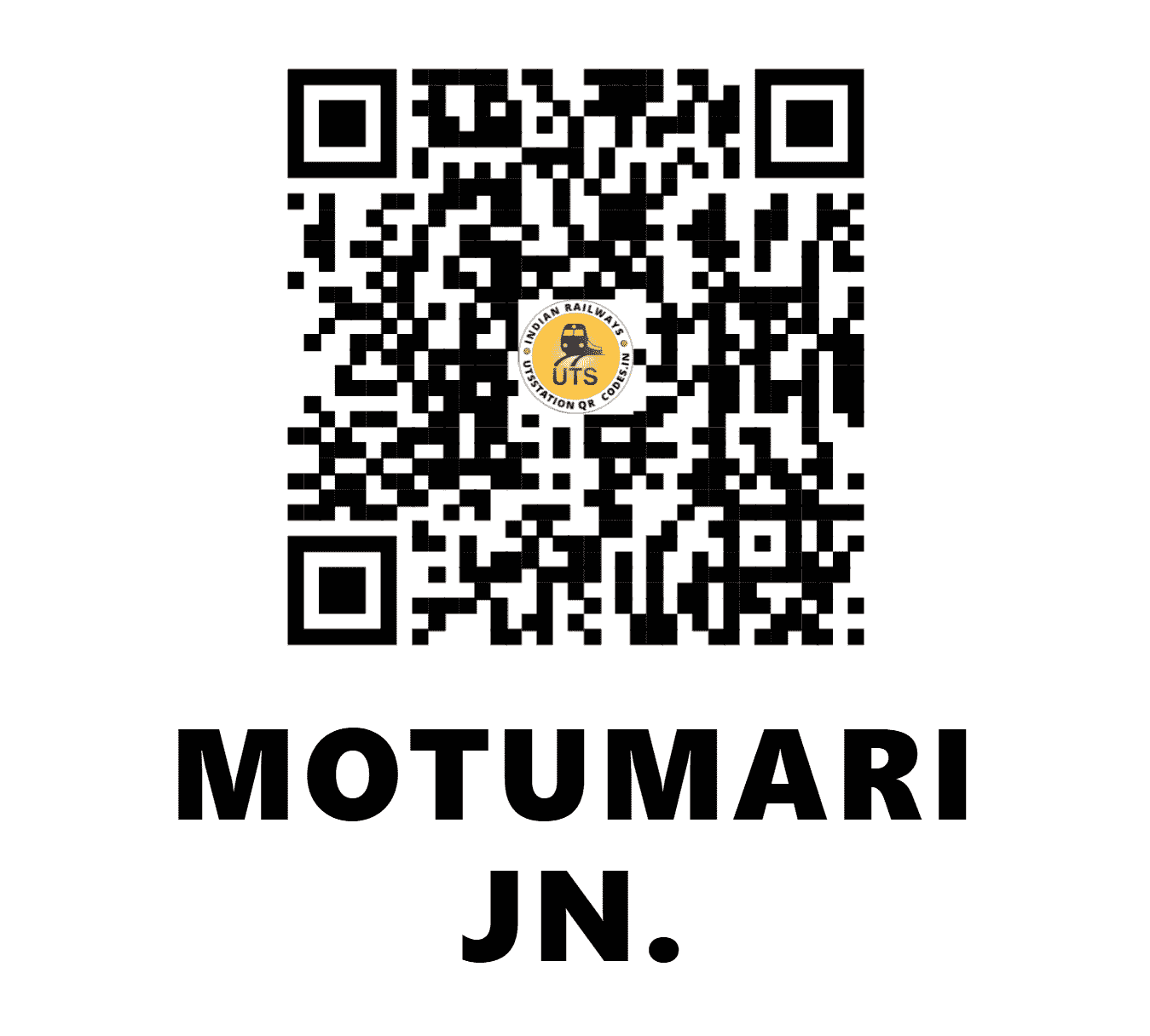 UTS QR Code for MOTUMARI JN. - MTMI (SC - TELANGANA)