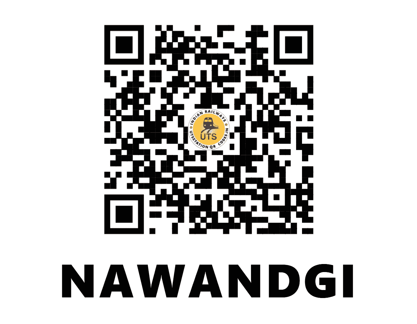 UTS QR Code for NAWANDGI - NAW (SC - TELANGANA)
