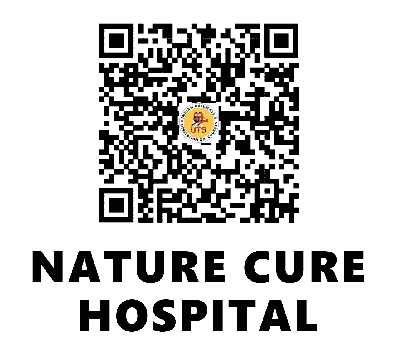 UTS QR Code for NATURE CURE HOSPITAL - NCHS (SC - TELANGANA)