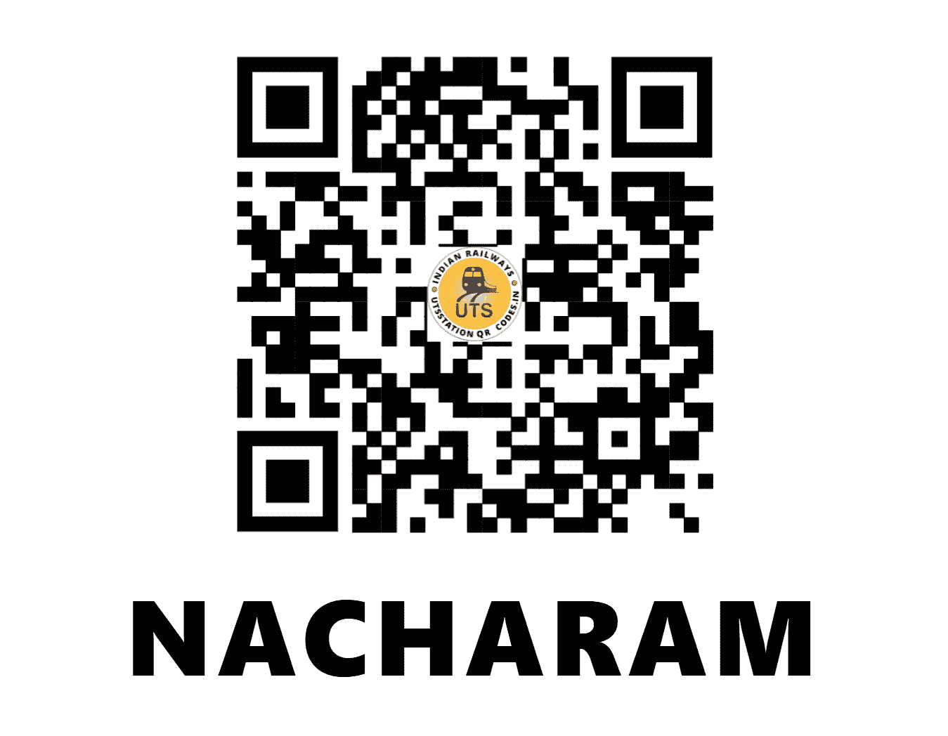 UTS QR Code for NACHARAM - NCRM (SC - TELANGANA)