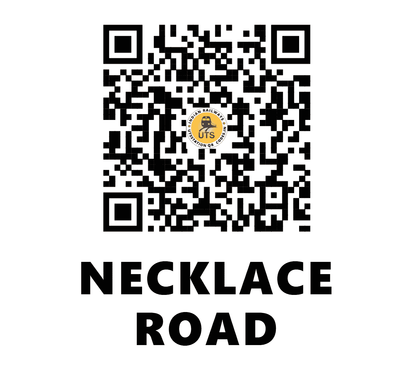 UTS QR Code for NECKLACE ROAD - NLRD (SC - TELANGANA)