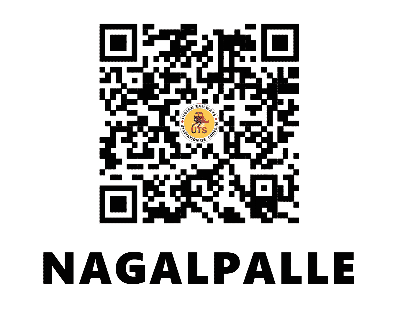 UTS QR Code for NAGALPALLE - NPL (SC - TELANGANA)