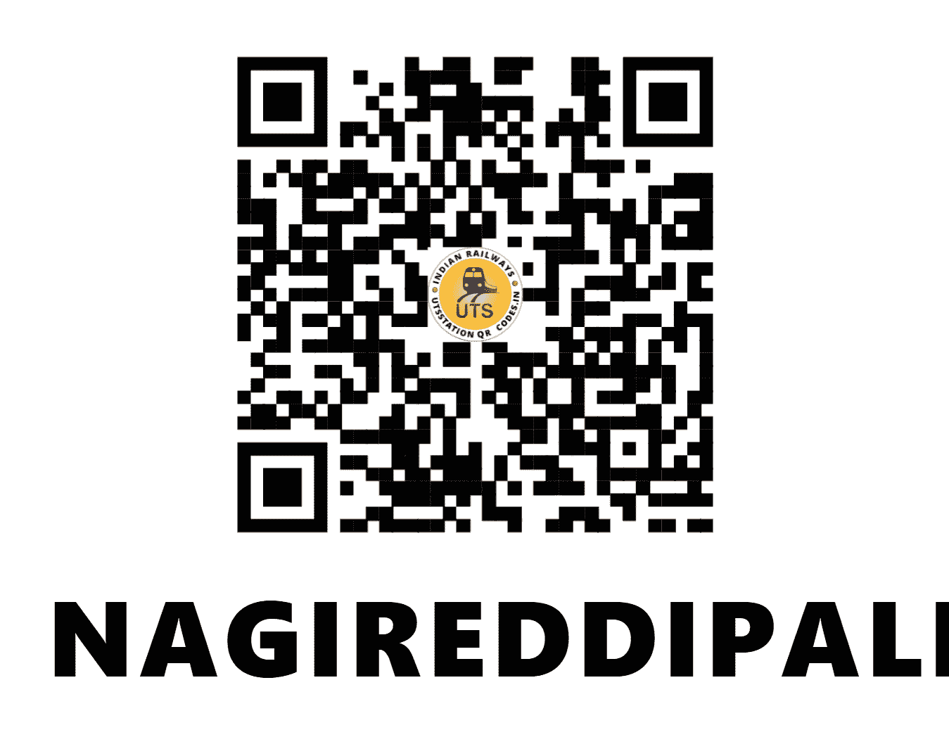 UTS QR Code for NAGIREDDIPALLI - NRDP (SC - TELANGANA)