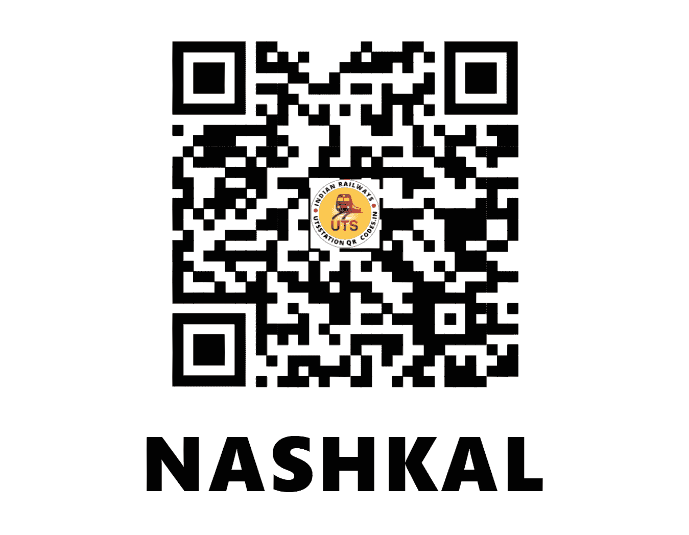 UTS QR Code for NASHKAL - NSKL (SC - TELANGANA)