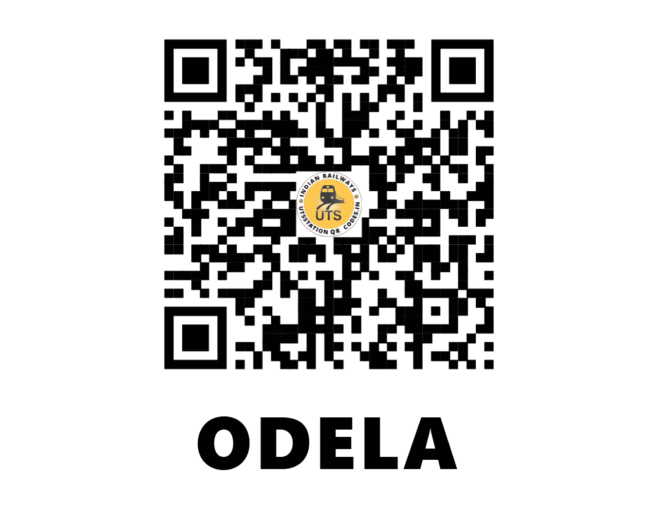 UTS QR Code for ODELA - OEA (SC - TELANGANA)