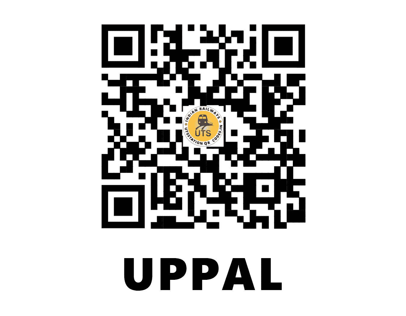 UTS QR Code for UPPAL - OPL (SC - TELANGANA)