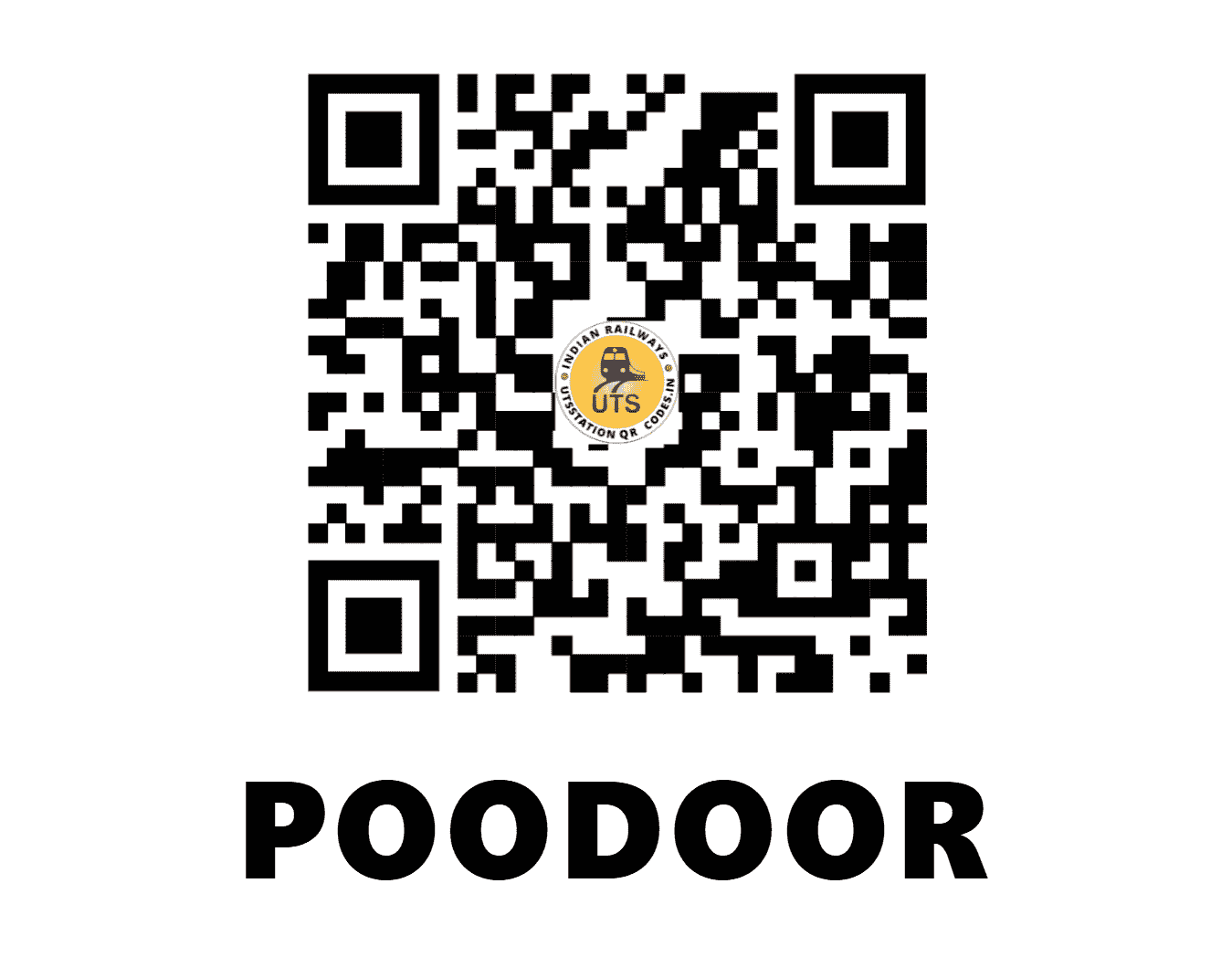 UTS QR Code for POODOOR - PDO (SC - TELANGANA)