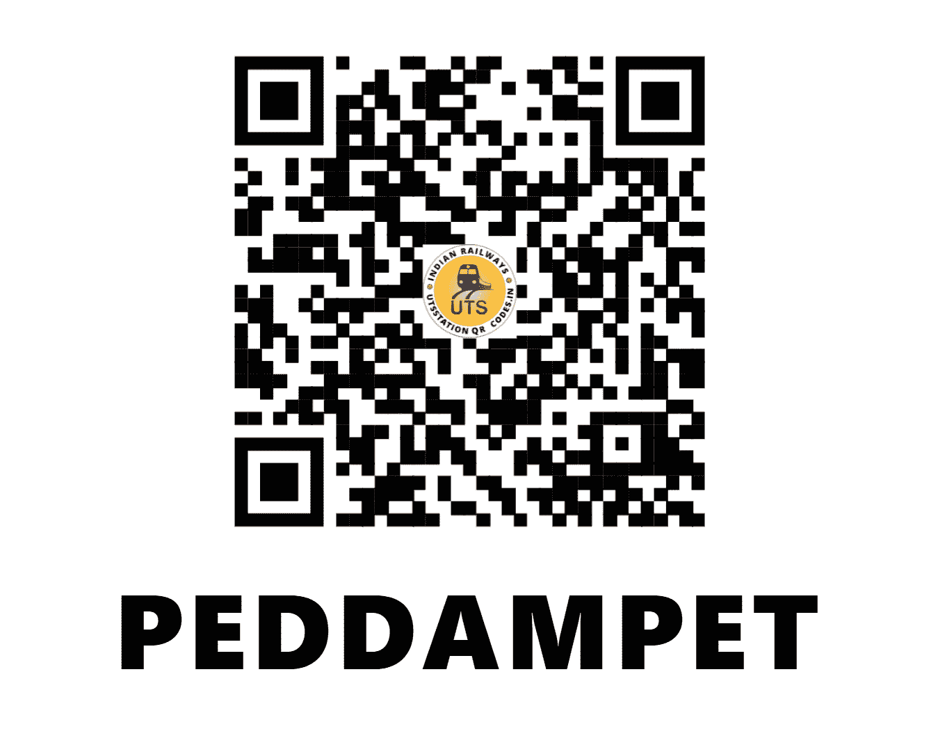 UTS QR Code for PEDDAMPET - PPZ (SC - TELANGANA)