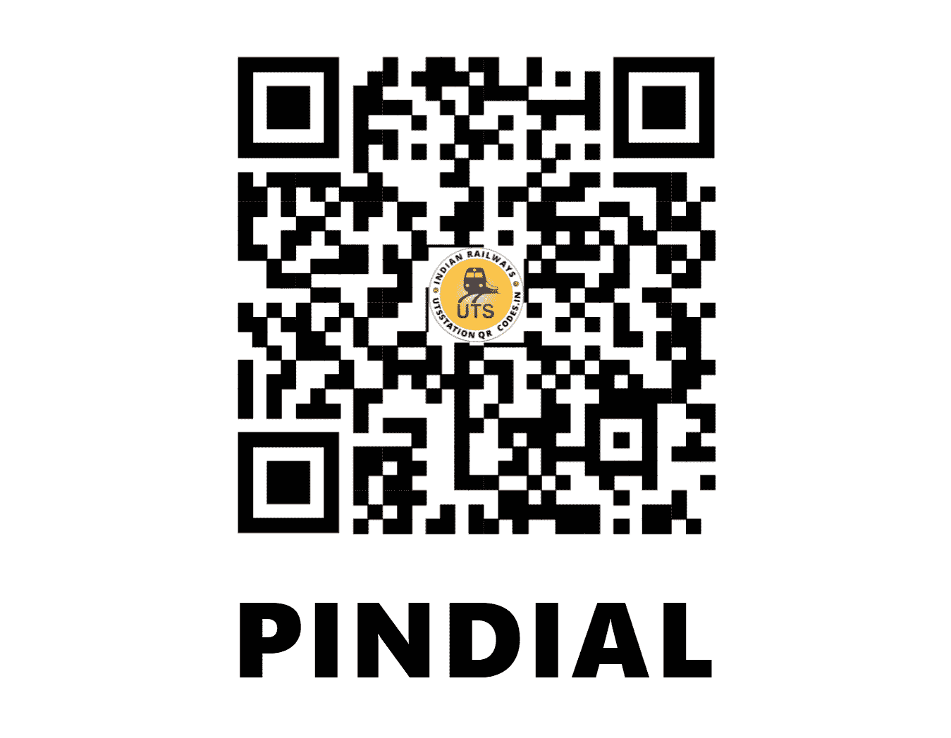 UTS QR Code for PINDIAL - PQL (SC - TELANGANA)