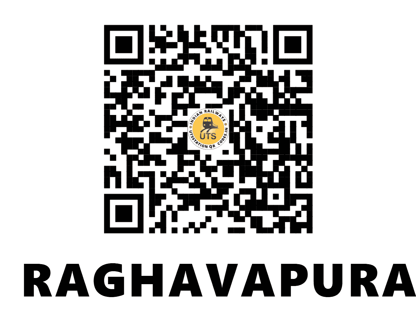 UTS QR Code for RAGHAVAPURAM - RGPM (SC - TELANGANA)