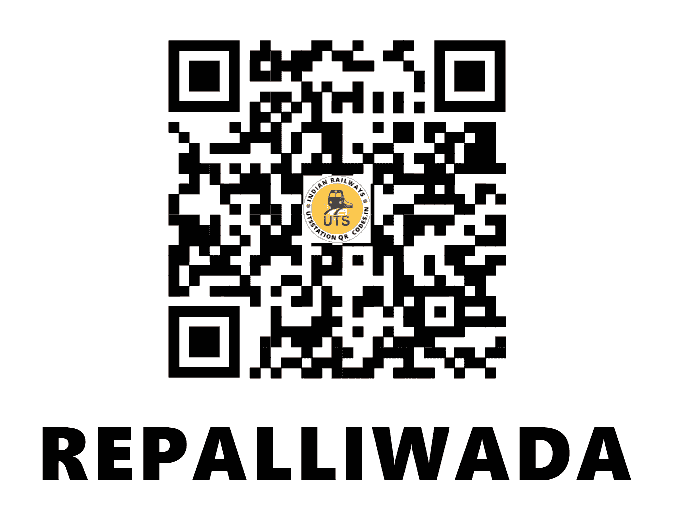 UTS QR Code for REPALLIWADA - RLW (SC - TELANGANA)