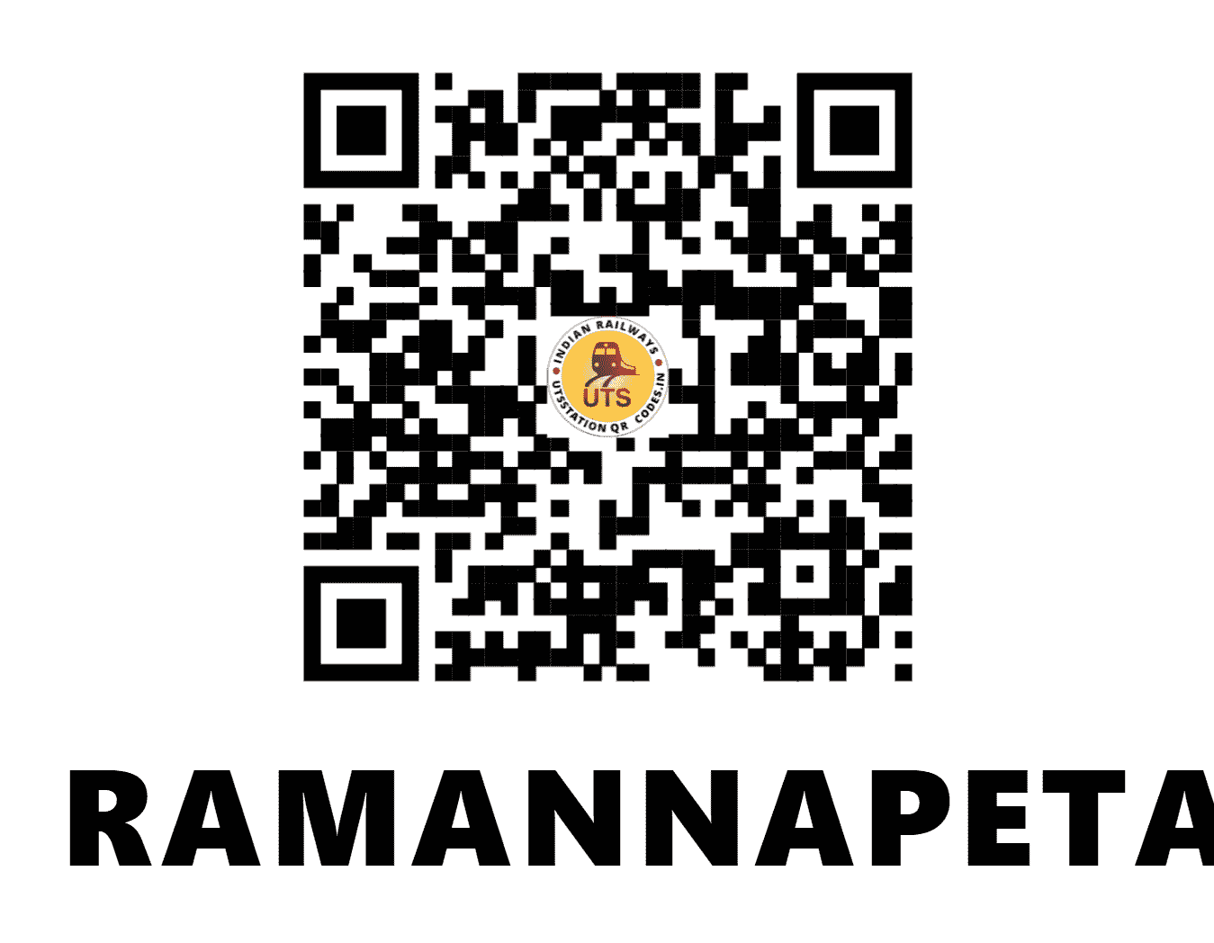 UTS QR Code for RAMANNAPETA - RMNP (SC - TELANGANA)