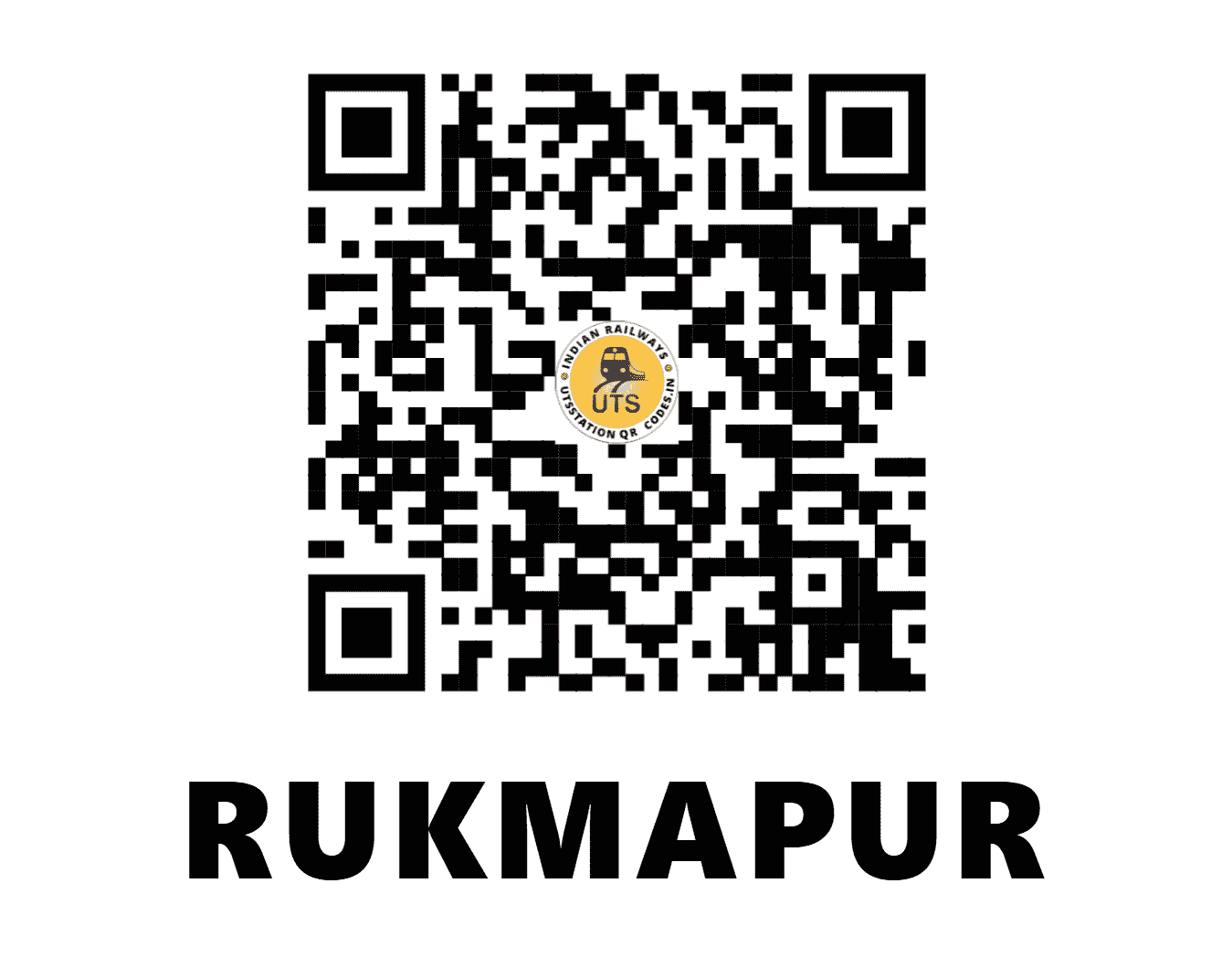 UTS QR Code for RUKMAPUR - RMY (SC - TELANGANA)
