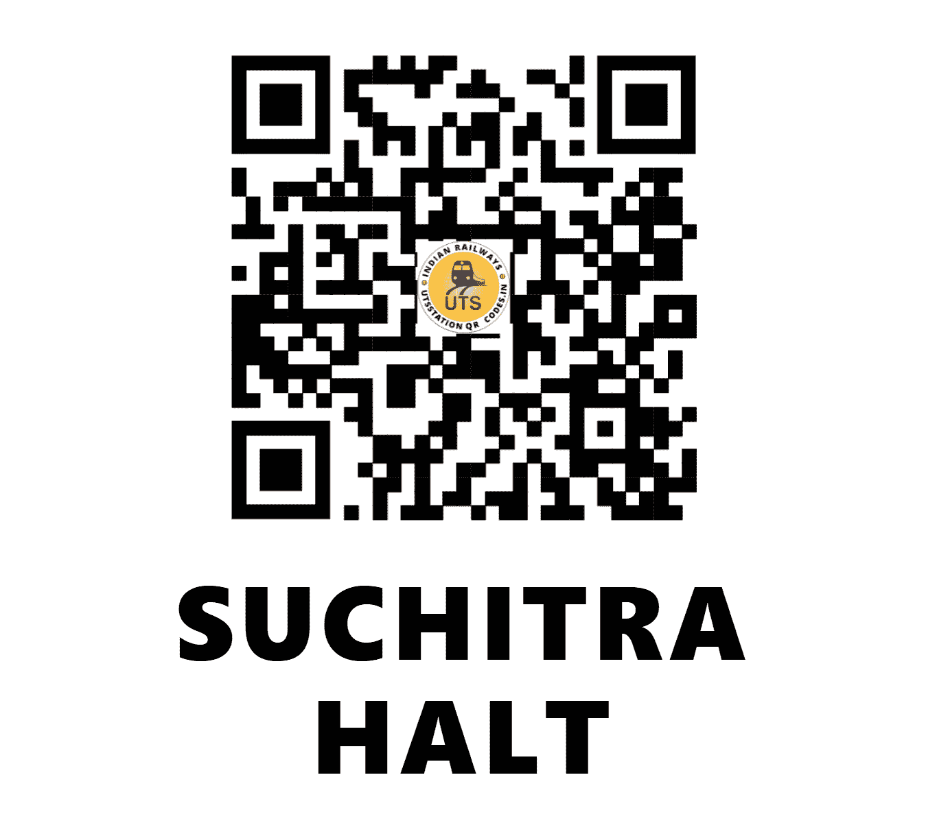 UTS QR Code for SUCHITRA HALT - SACH (SC - TELANGANA)