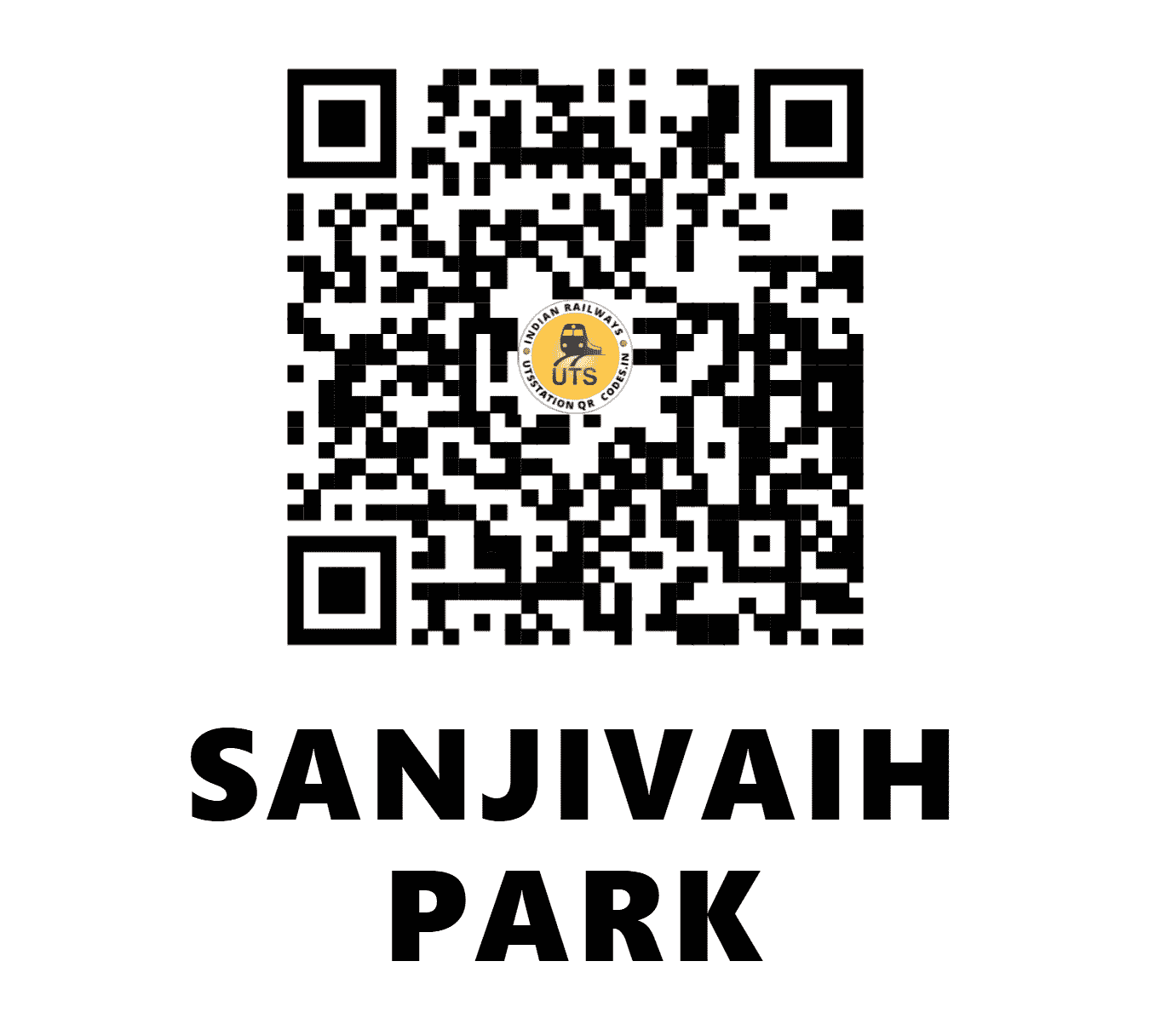 UTS QR Code for SANJIVAIH PARK - SJVP (SC - TELANGANA)