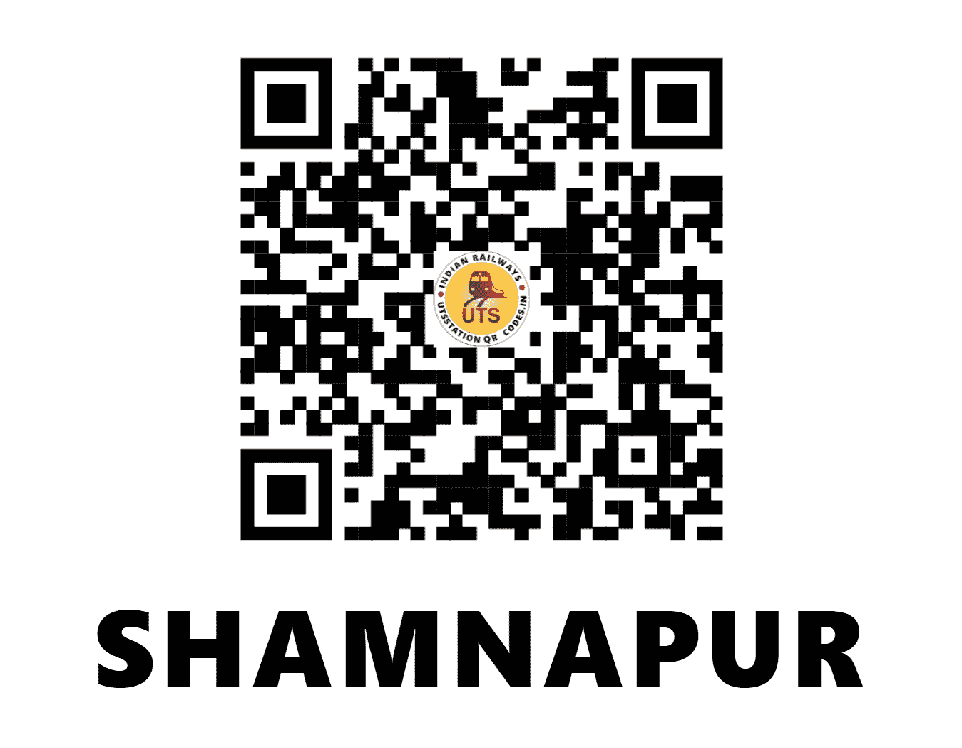 UTS QR Code for SHAMNAPUR - SMAP (SC - TELANGANA)