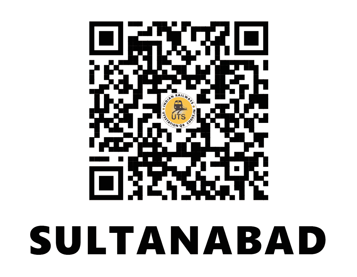 UTS QR Code for SULTANABAD - STBD (SC - TELANGANA)