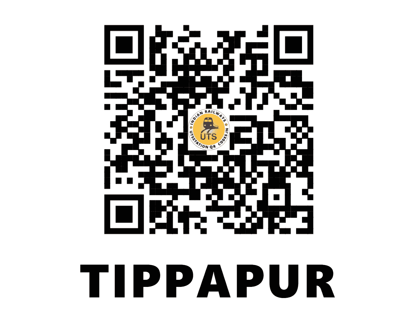 UTS QR Code for TIPPAPUR - THPR (SC - TELANGANA)