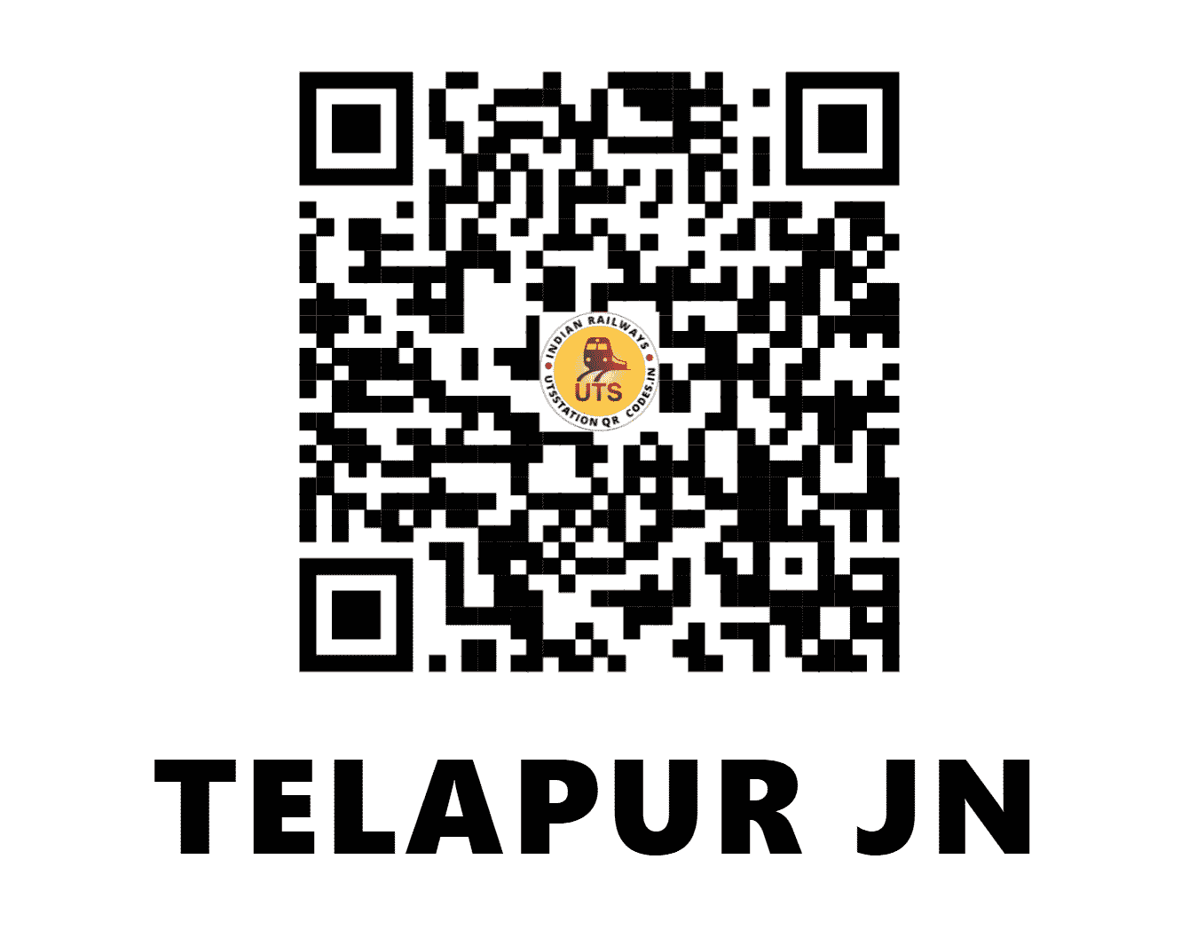 UTS QR Code for TELAPUR JN - TLPR (SC - TELANGANA)