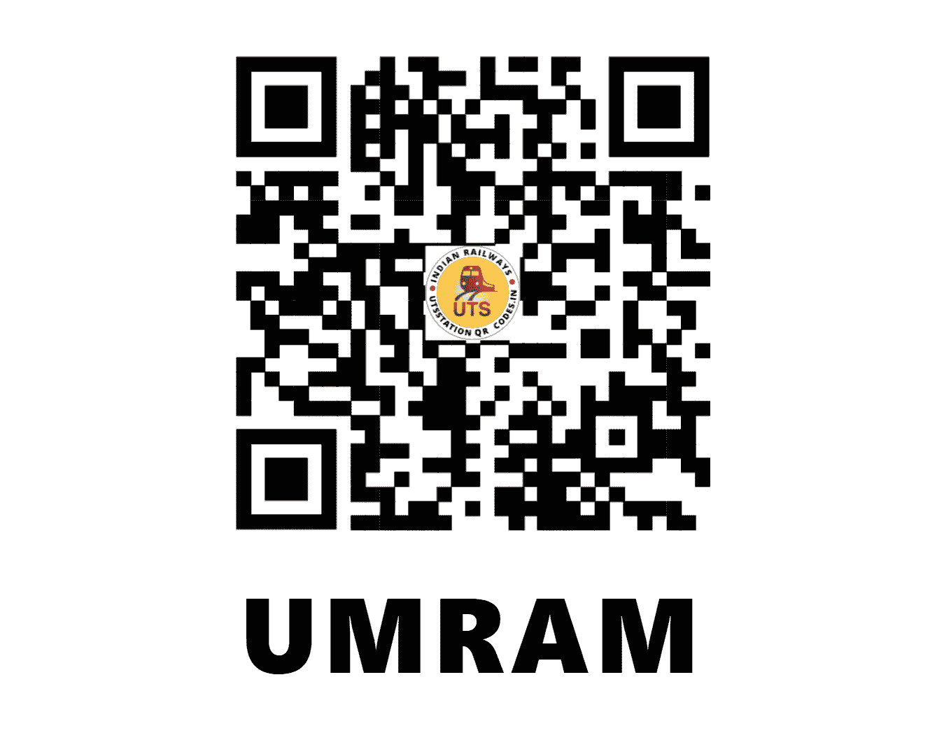 UTS QR Code for UMRAM - UMM (SC - TELANGANA)