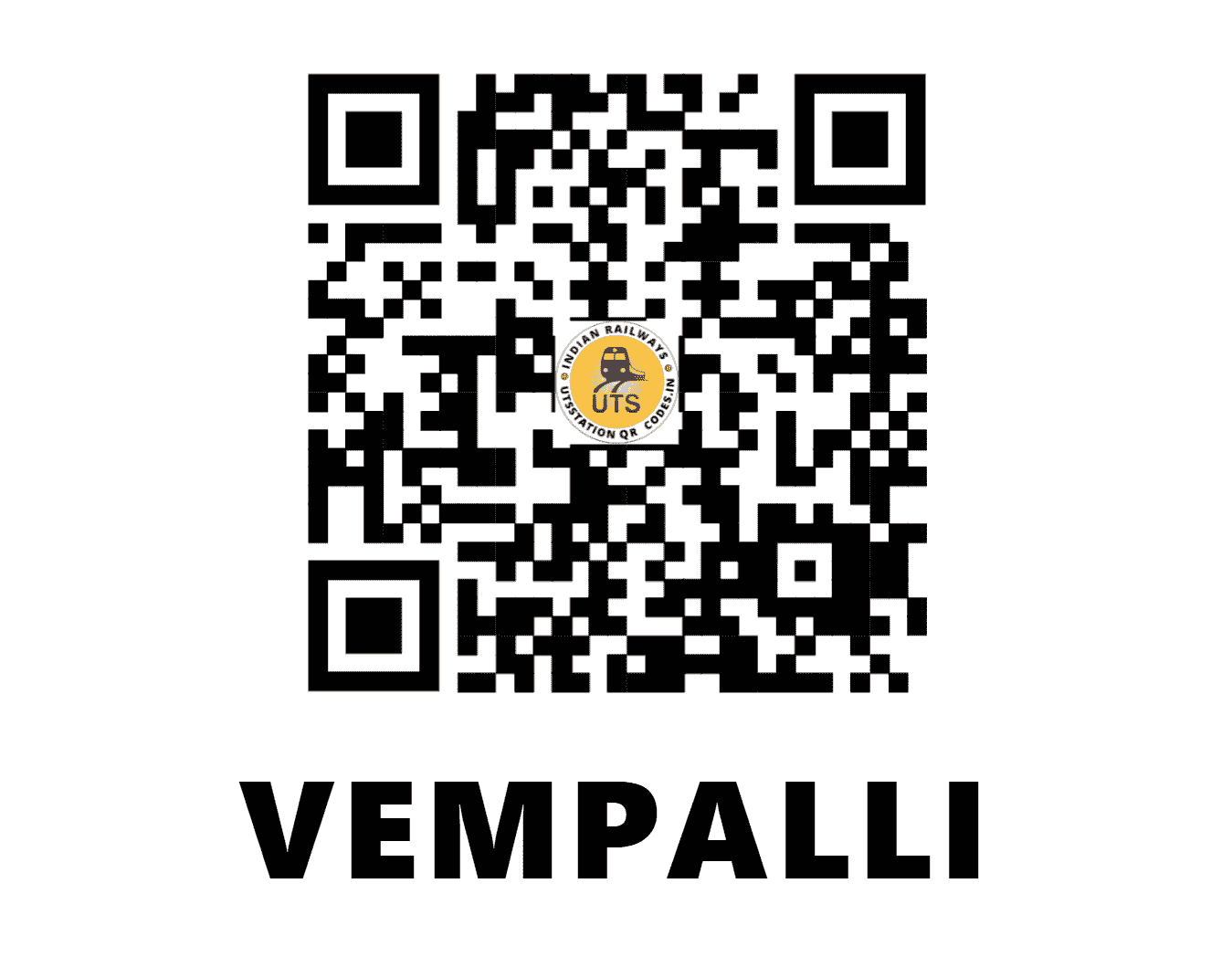 UTS QR Code for VEMPALLI - VEM (SC - TELANGANA)