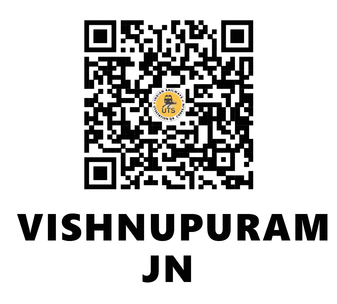 UTS QR Code for VISHNUPURAM JN - VNUP (SC - TELANGANA)