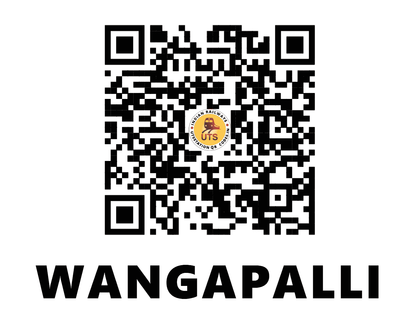 UTS QR Code for WANGAPALLI - WP (SC - TELANGANA)