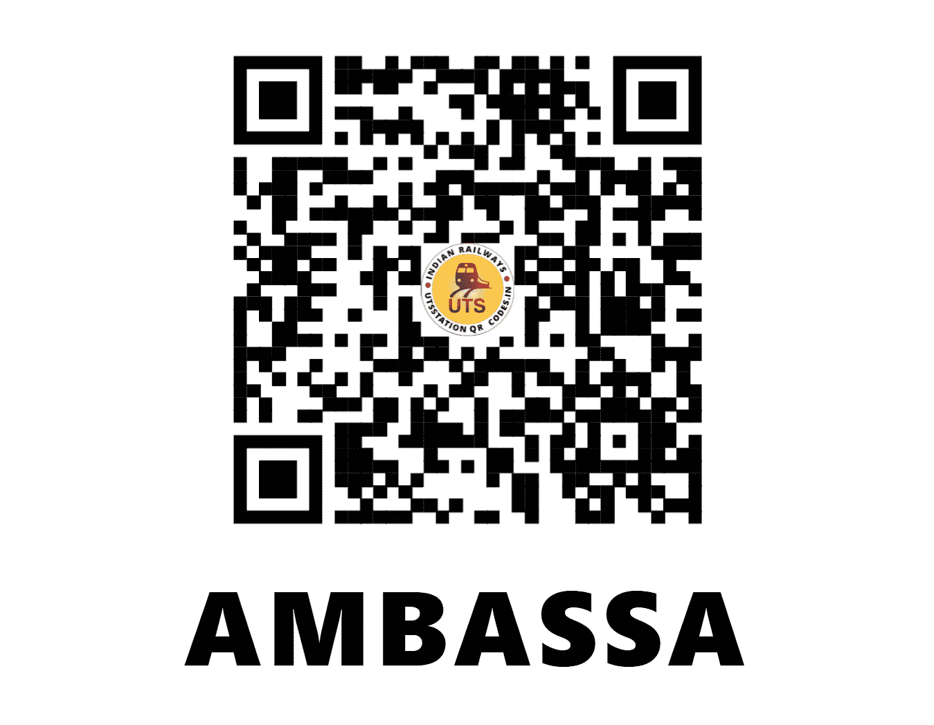 UTS QR Code for AMBASSA - ABSA (NF - TRIPURA)