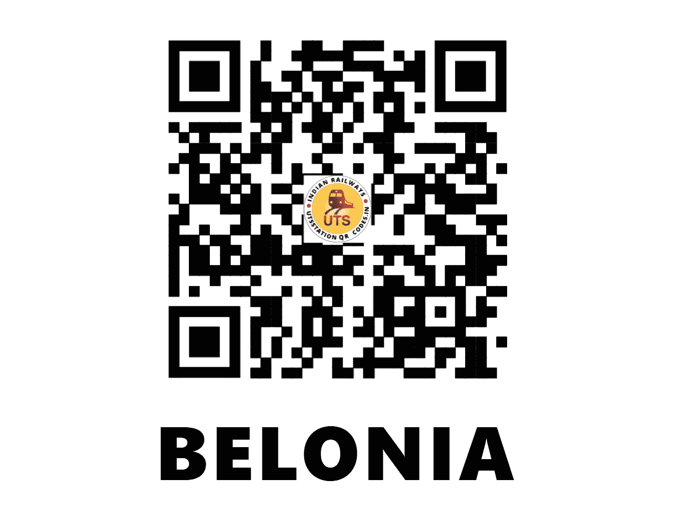 UTS QR Code for BELONIA - BENA (NF - TRIPURA)