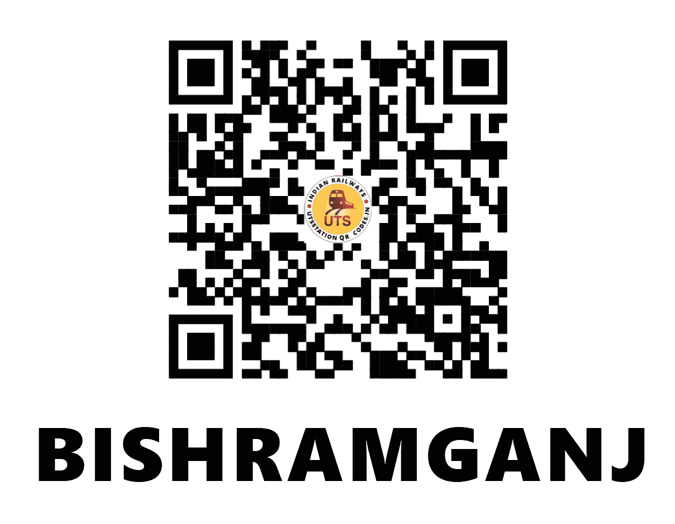 UTS QR Code for BISHRAMGANJ - BHRM (NF - TRIPURA)