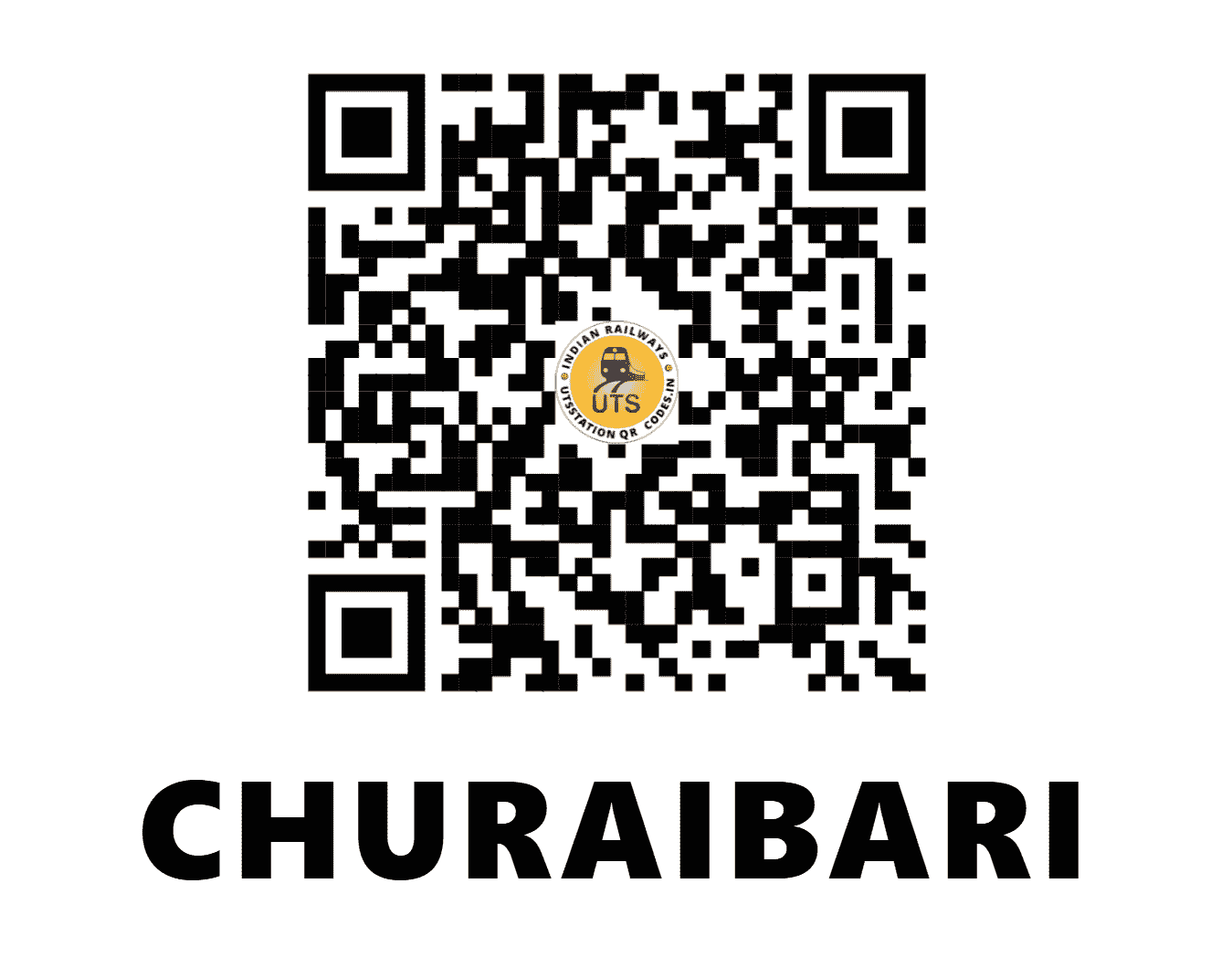 UTS QR Code for CHURAIBARI - CBZ (NF - TRIPURA)