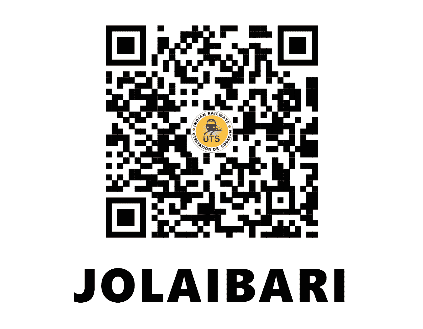UTS QR Code for JOLAIBARI - JIBI (NF - TRIPURA)