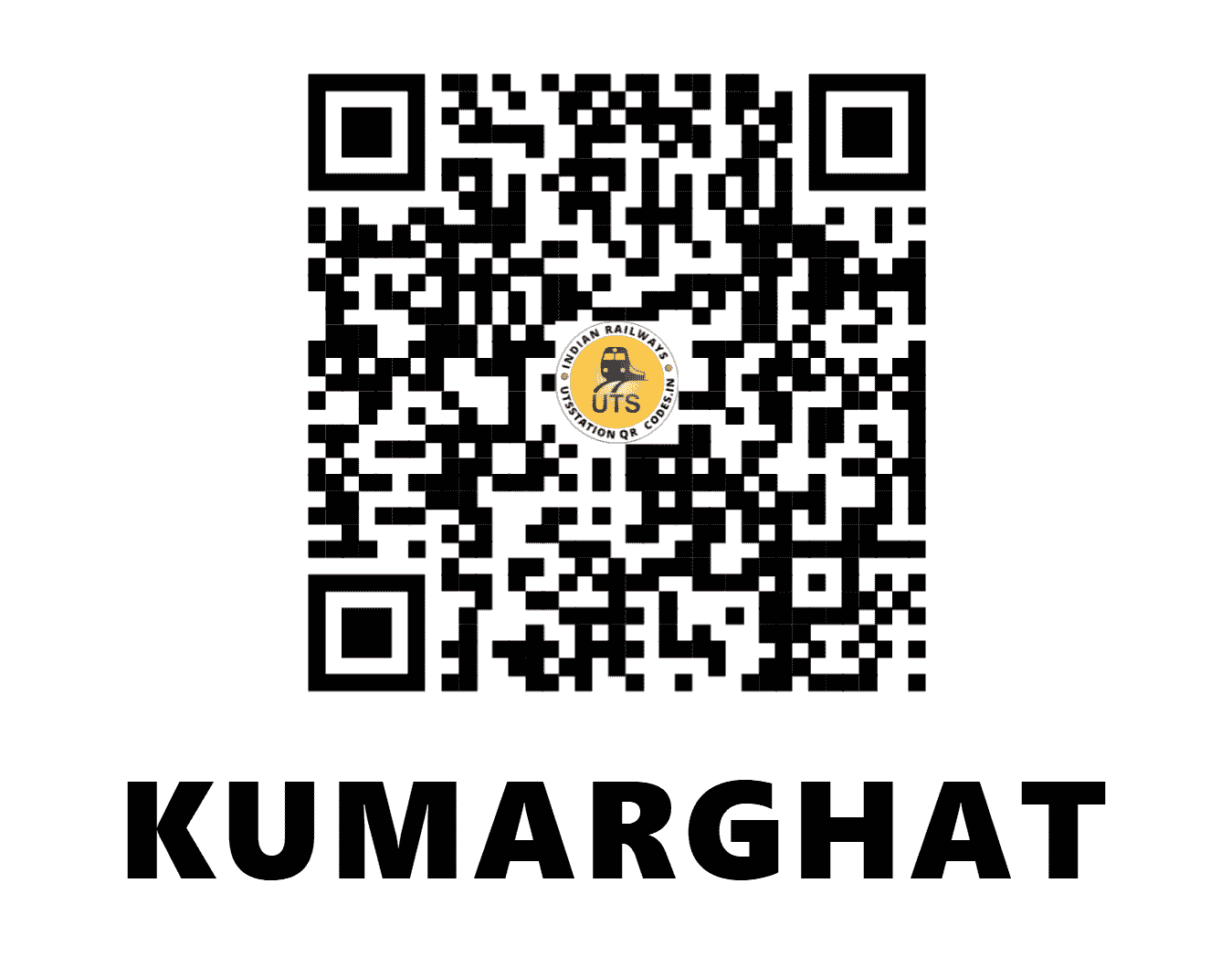 UTS QR Code for KUMARGHAT - KUGT (NF - TRIPURA)