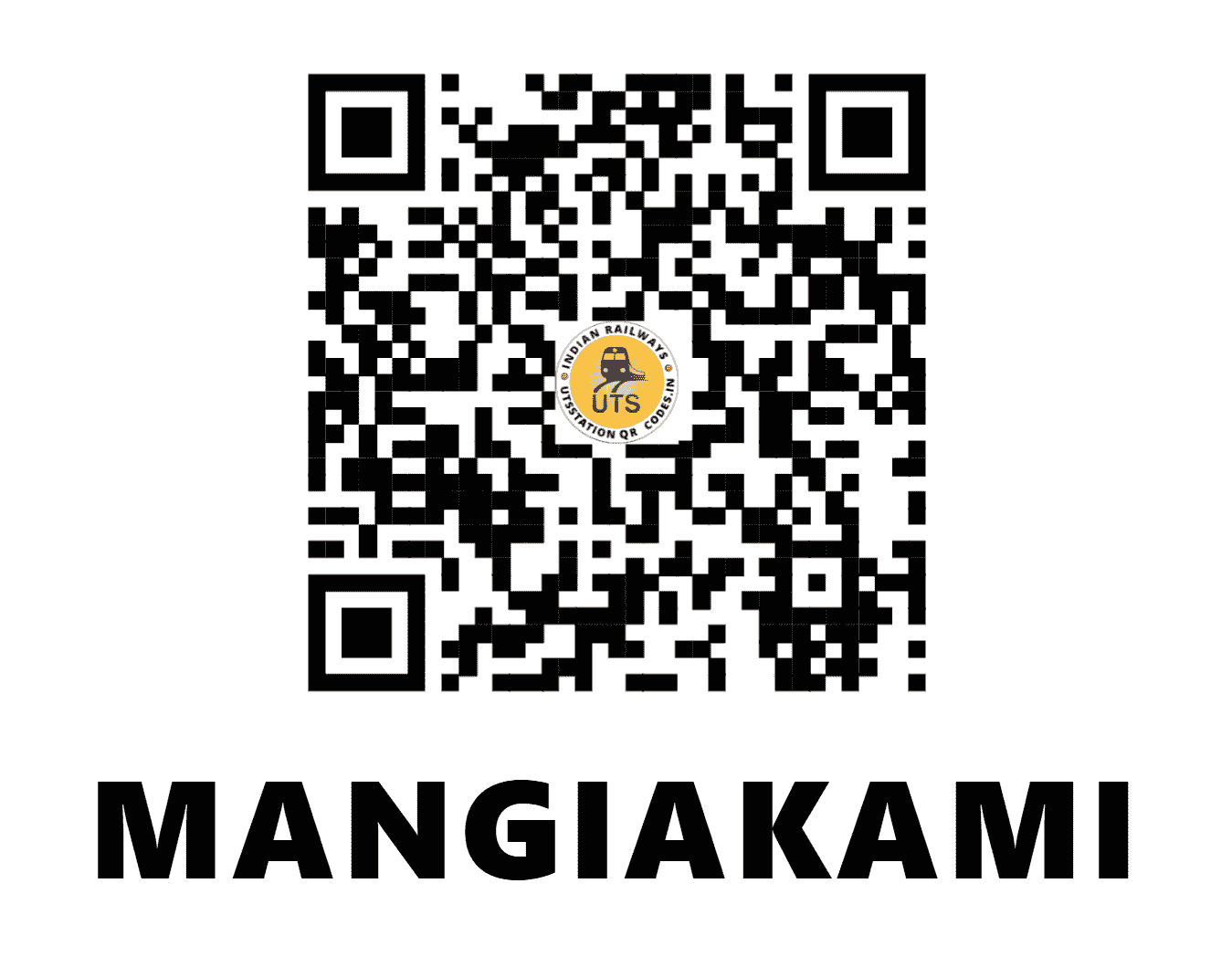 UTS QR Code for MANGIAKAMI - MGKM (NF - TRIPURA)