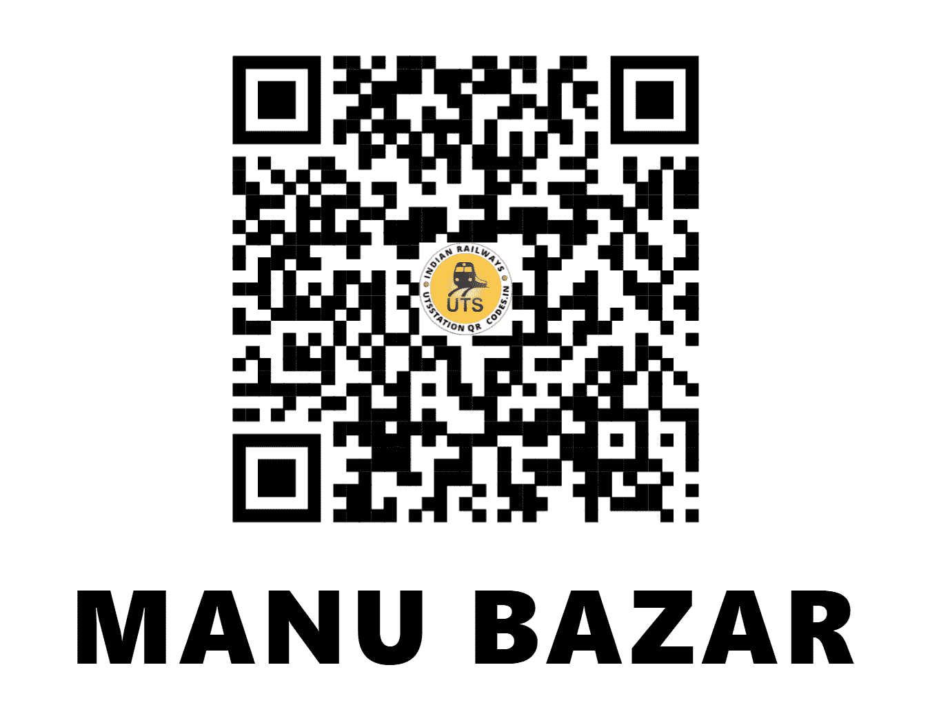 UTS QR Code for MANU BAZAR - MUBR (NF - TRIPURA)