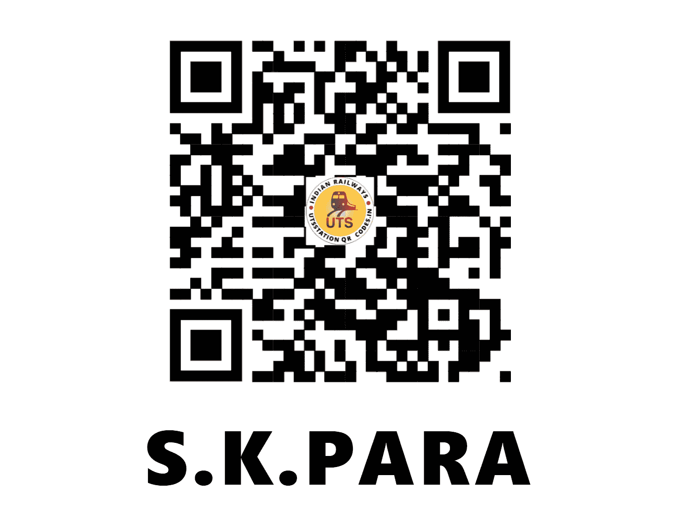 UTS QR Code for S.K.PARA - SKAP (NF - TRIPURA)