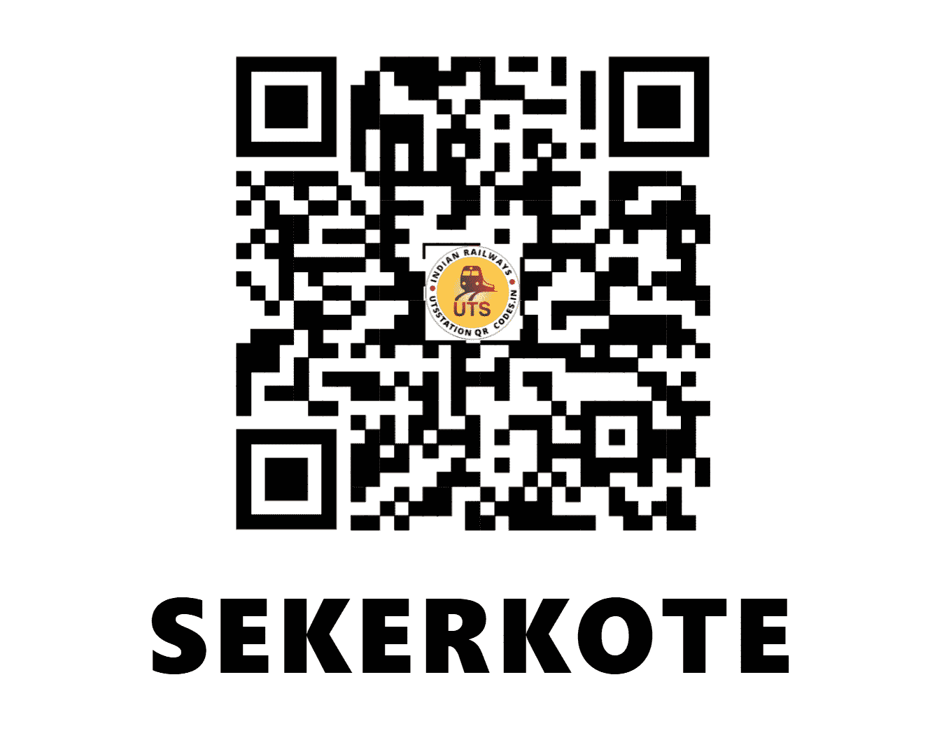 UTS QR Code for SEKERKOTE - SKKE (NF - TRIPURA)