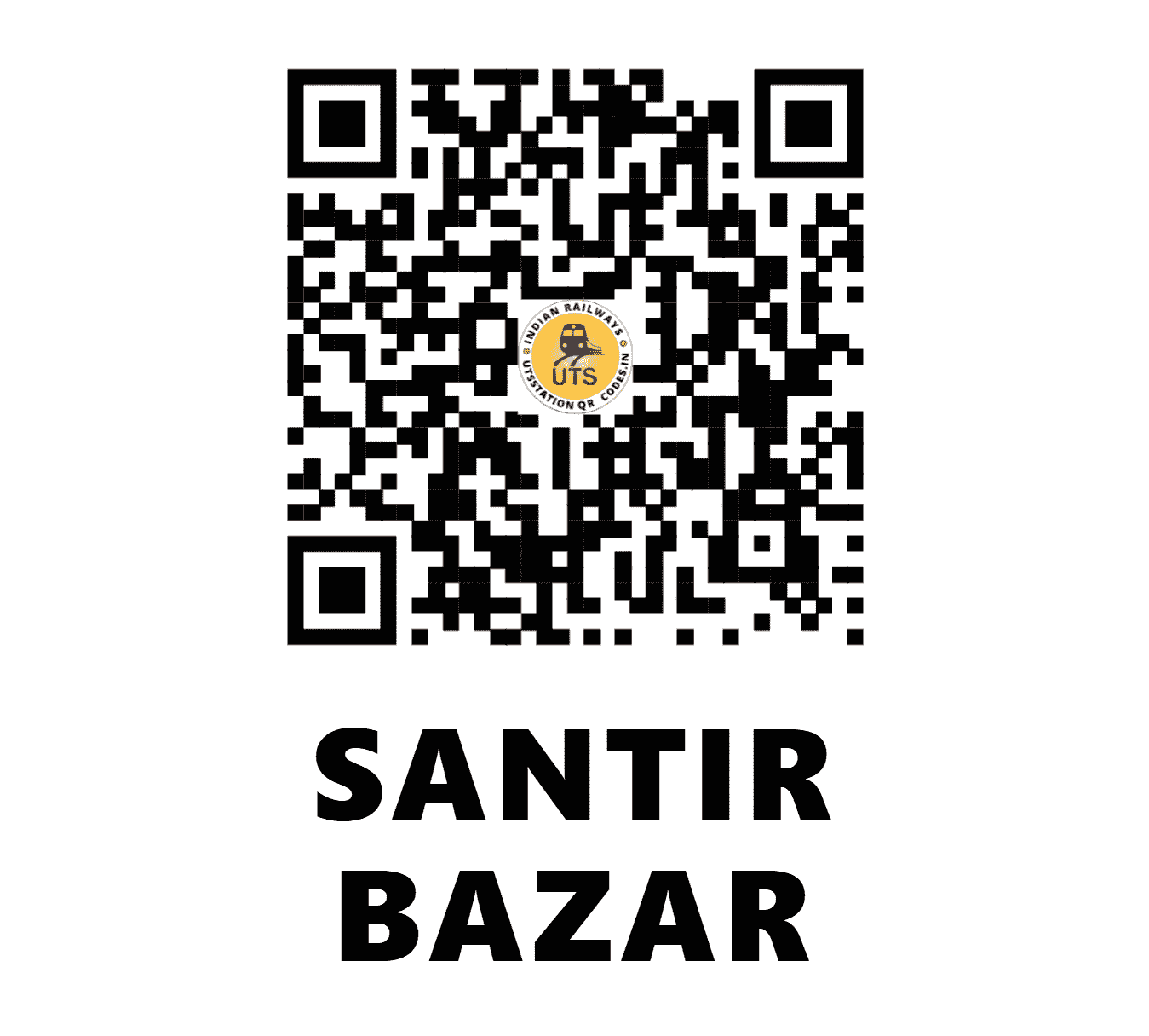 UTS QR Code for SANTIR BAZAR - STRB (NF - TRIPURA)