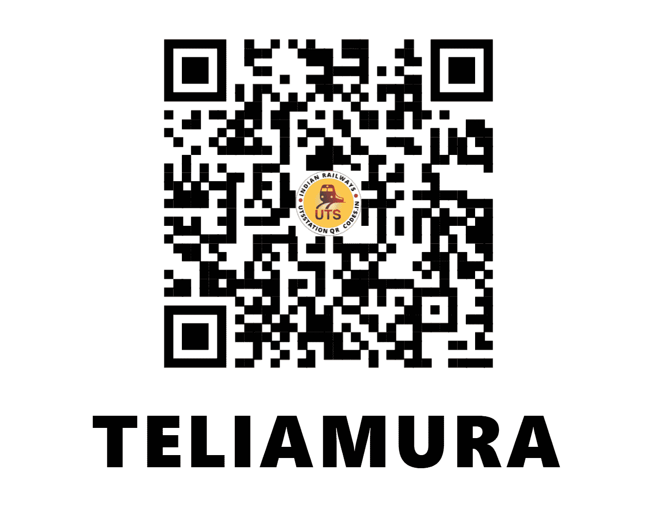 UTS QR Code for TELIAMURA - TLMR (NF - TRIPURA)