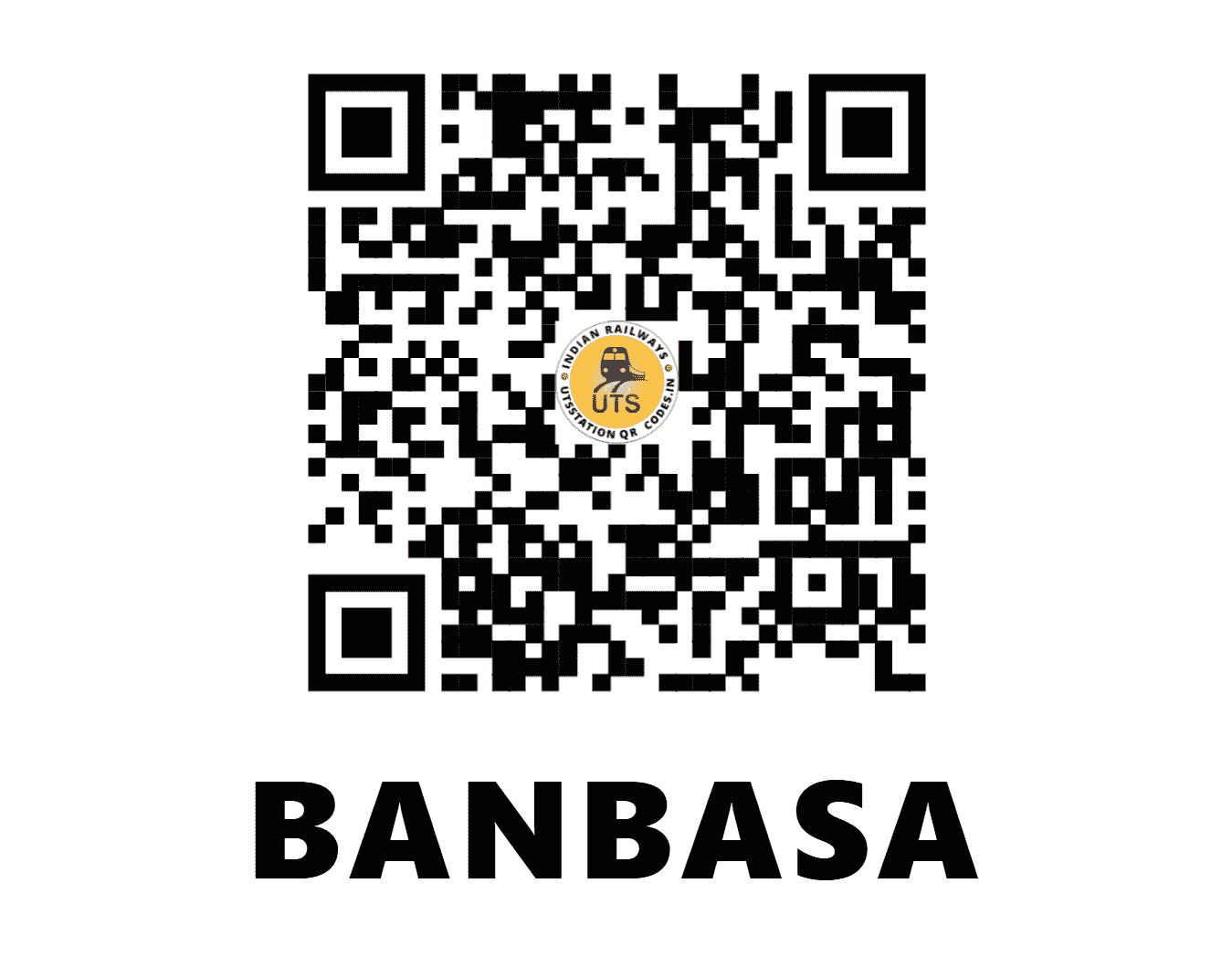UTS QR Code for BANBASA - BNSA (NE - UTTARAKHAND)